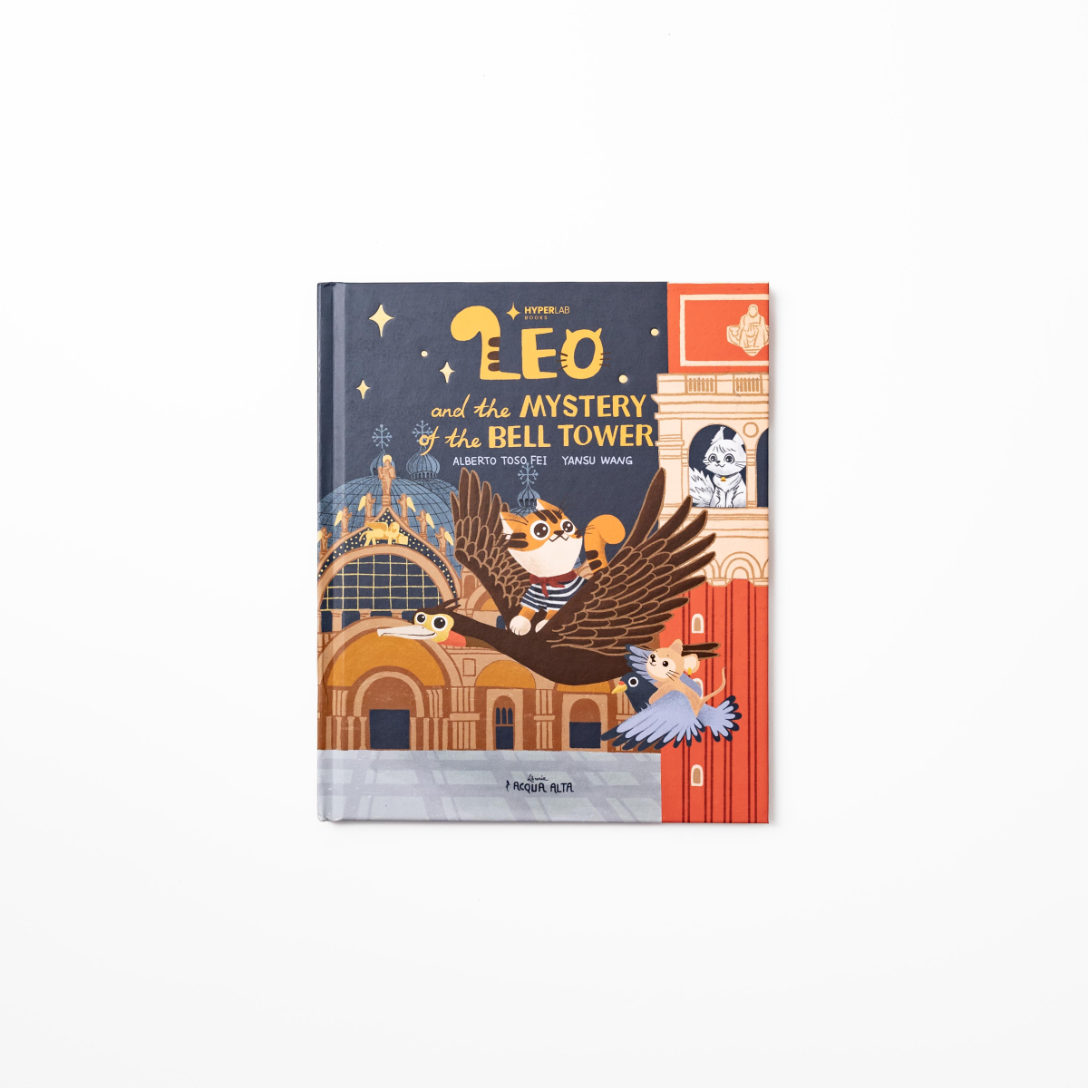 Leo e il mistero del campanile – copertina Leo e il mistero del campanile – copertina libro illustrato per bambini, Venezia